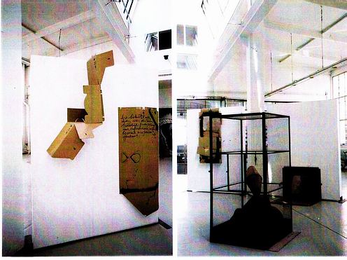 Papierarbeiten Collagen - Eine Ausstellung von Eckard Hauser in Berlin - 2002